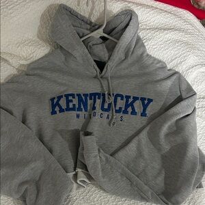 Gray Kentucky Wildcats Hoodie